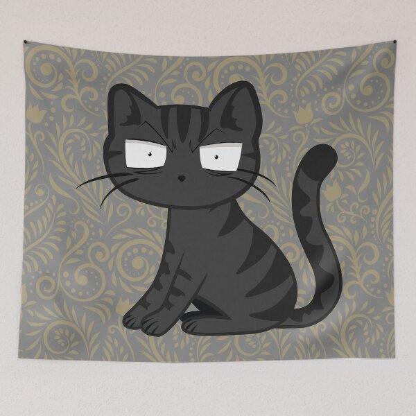 Item preview, Displeased Kitty designed and sold by SnarkyDoodles.