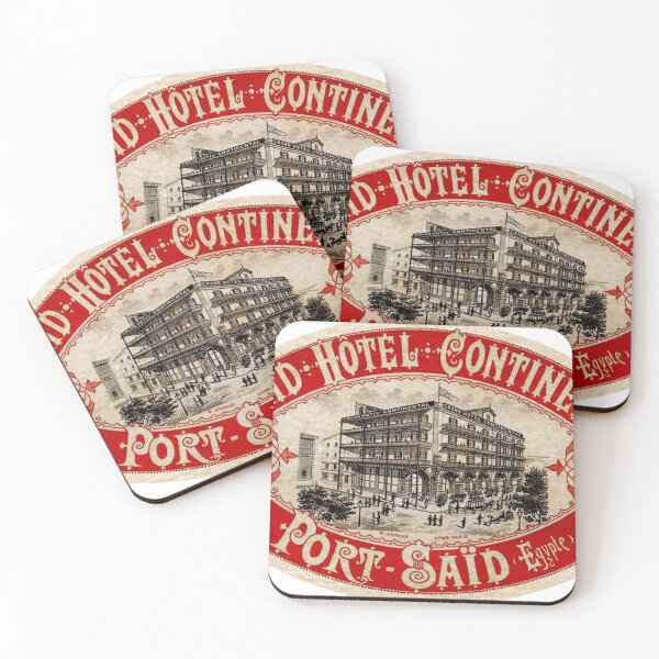Item preview, Egypt - Port Said - Continental - Grand Hotel - Vintage Luggage Label designed and sold by imageresource.