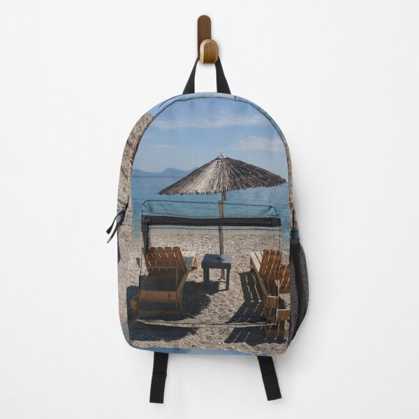 Item preview, Beach umbrella and sunbeds, Lefkada designed and sold by paulboizot.