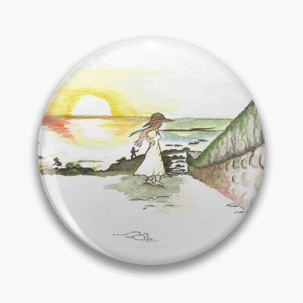 Item preview, Sunset at the beach of Les Petites-Dalles - Marie d'Orville designed and sold by Marie-d-Orville.