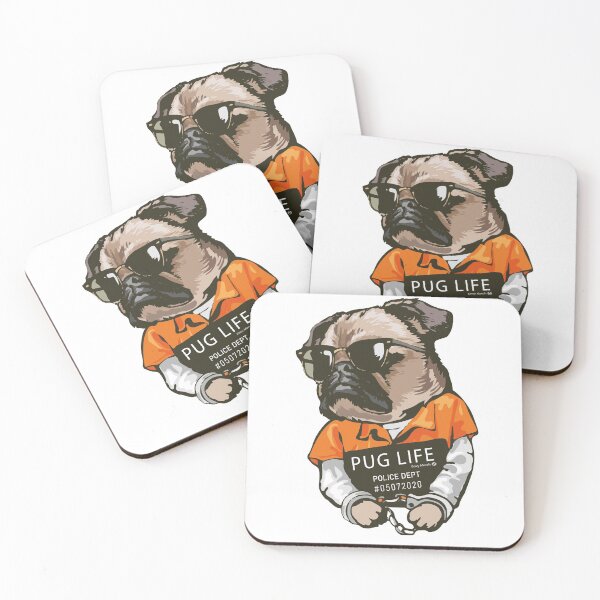 Item preview, Pug Life - Pug Attitude designed and sold by Envy-Merch.