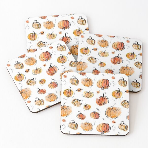 Item preview, Hand-drawn Pumpkins Print designed and sold by ansleyelisa.