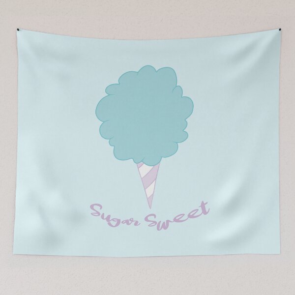 Item preview, Candy Floss - Blue designed and sold by cosmicbubblegum.