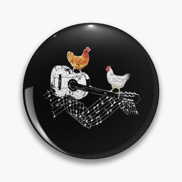 Item preview, Funny guitarist chickens breeder poultry farmer designed and sold by Kalli-design.