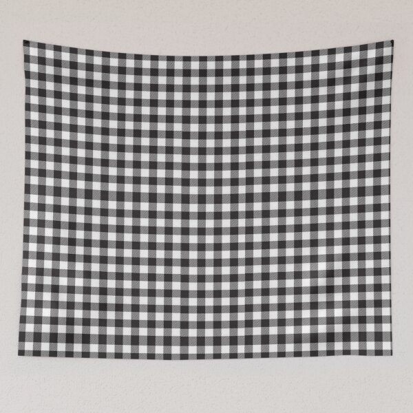 Item preview, Black and White Gingham Print designed and sold by ansleyelisa.