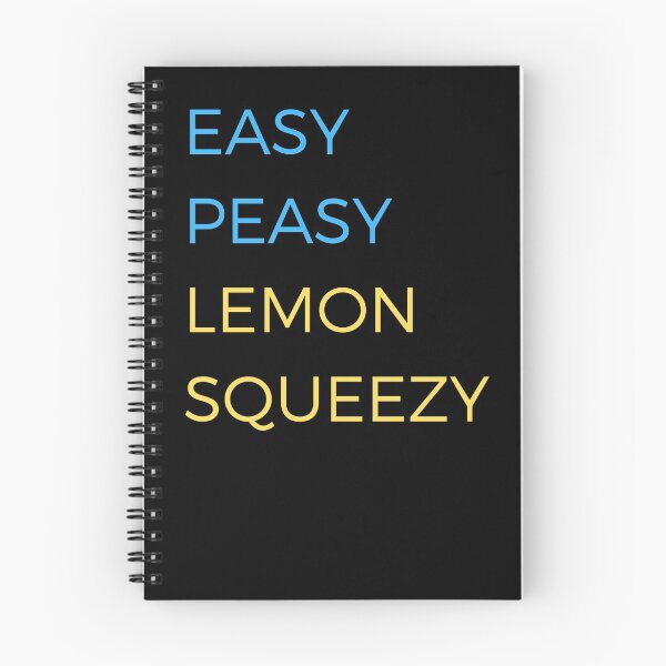 Item preview, Easy Peasy Lemon Squeezy designed and sold by ubaDesigns.