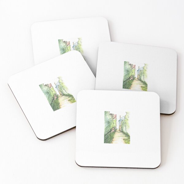 Item preview, Tiny sea view from alley at Les Petites-Dalles - Marie d'Orville designed and sold by Marie-d-Orville.