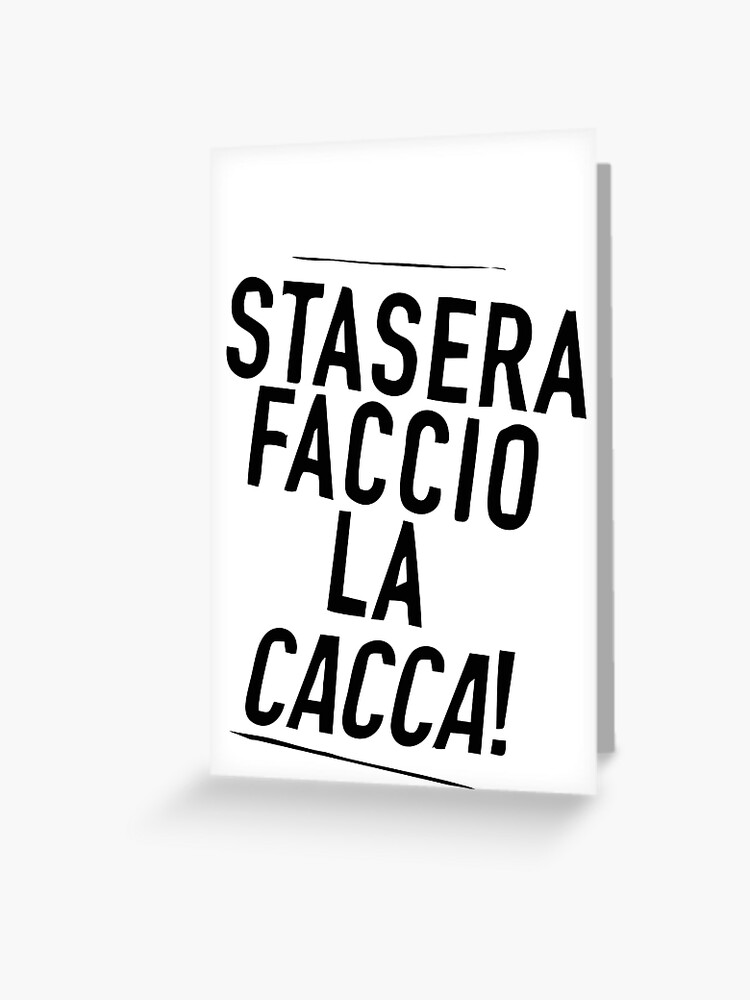 Stasera faccio la cacca | Postcard