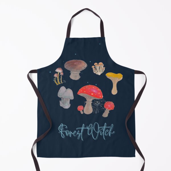 Item preview, Forest Witch - moonlit mushrooms fairie circle designed and sold by Louisa Currier.