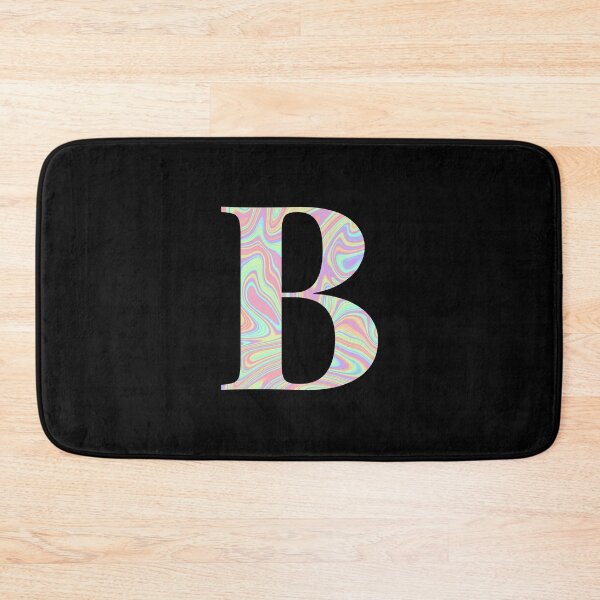 Item preview, Letter B Holographic Liquid Marble Effect Rainbow Alphabet designed and sold by Sour Soul.