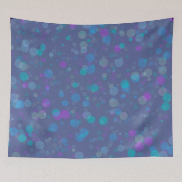 Item preview, vintage fantasy blue dots designed and sold by Filigranas Digitales.