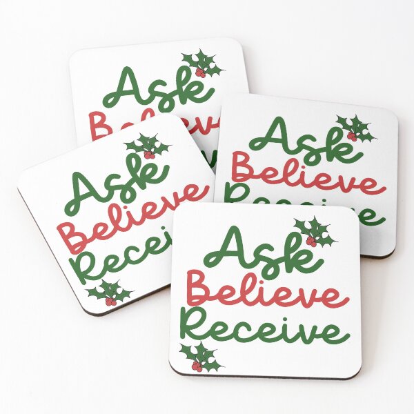 Item preview, Ask Believe Receive - Christmas Law of Attraction designed and sold by LoA-Lady.