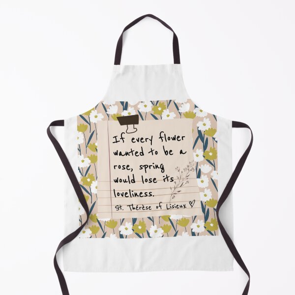 Item preview, Saint Therese of Lisieux Flower Quote designed and sold by SabrinaM77.