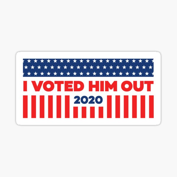 I Voted - Blue Sticker