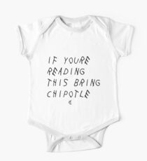 If your reading this bring chipotle Short Sleeve Baby One-Piece