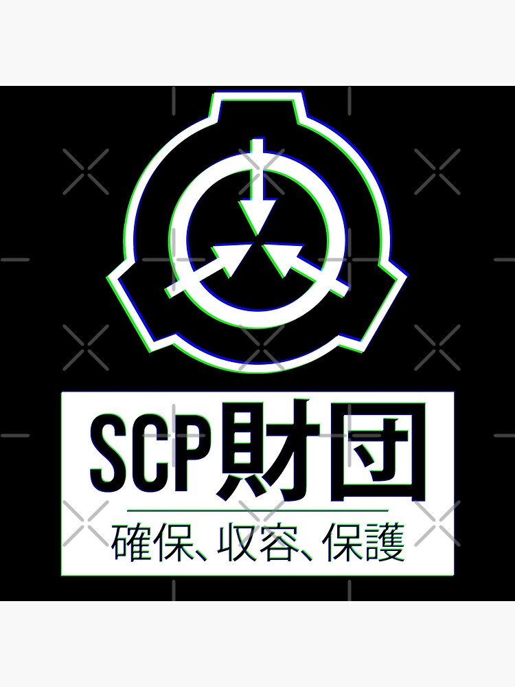 scp Foundation logo  Poster for Sale by Yu-u-Ta