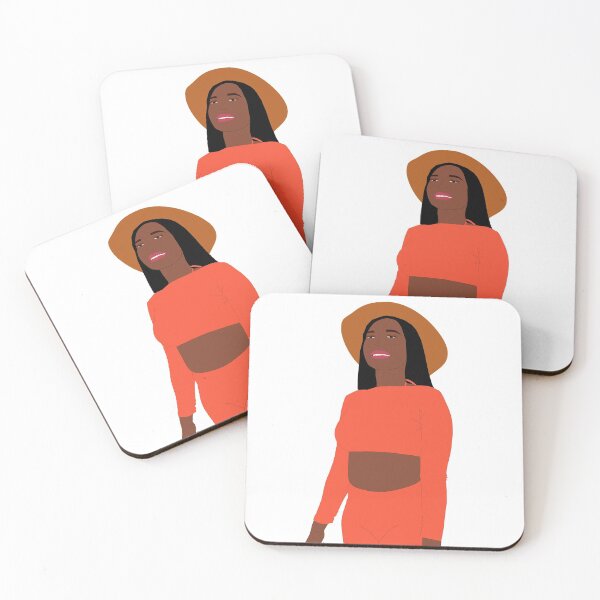 Item preview, Girl in Orange Leggings and Top Illustration  designed and sold by ManyaMalhotra.