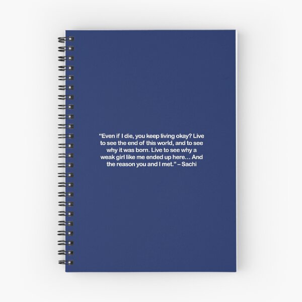 Item preview, Sachi - Quote (White Font) designed and sold by Epicanimequotes.