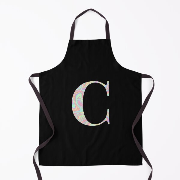 Item preview, Letter C Holographic Liquid Marble Effect Rainbow Alphabet designed and sold by Sour Soul.