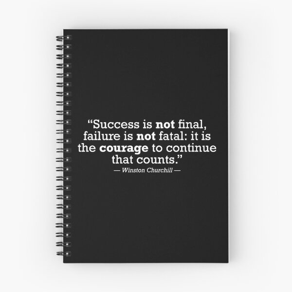 Item preview, Winston Churchill Courage Success Quote designed and sold by JackCurtis1991.