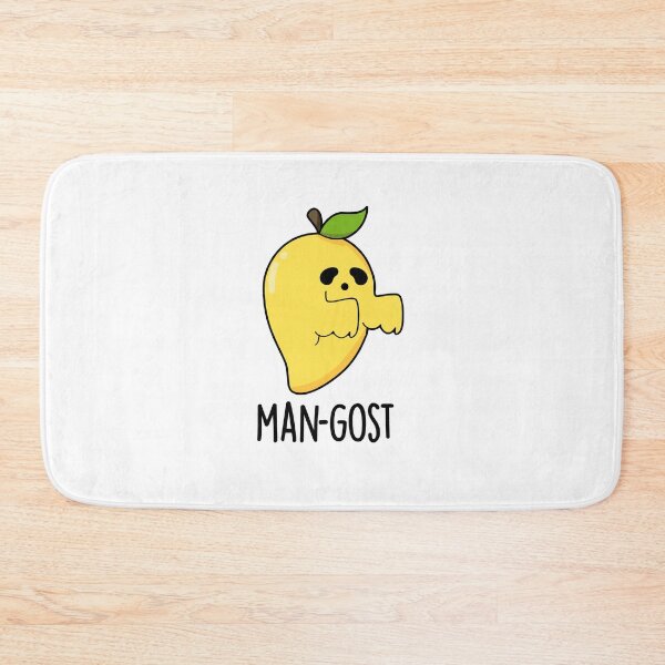 Item preview, Man-gost Halloween Funny Mango Fruit Ghost Puns  designed and sold by punnybone.