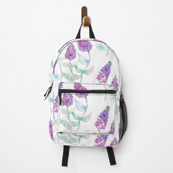 Item preview, Floral watercolor & ink illustration buddleia designed and sold by Onyria Art.