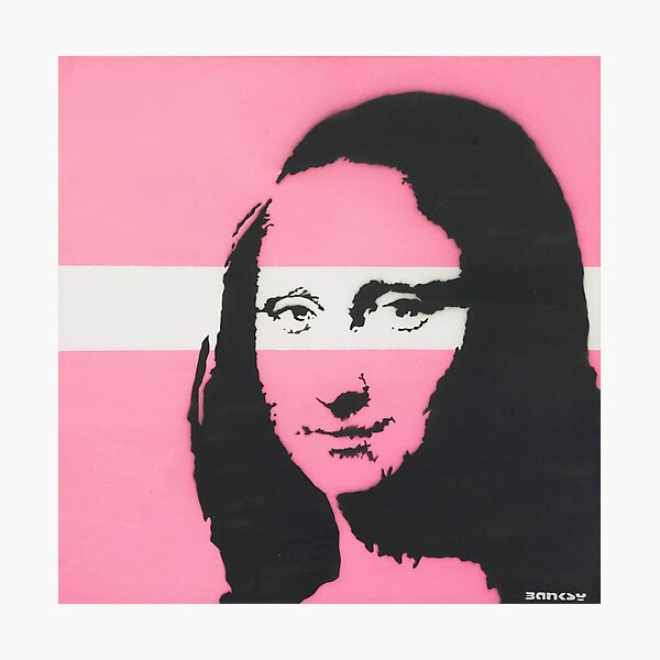 Item preview, Banksy Mona Lisa Pink designed and sold by WE-ARE-BANKSY.