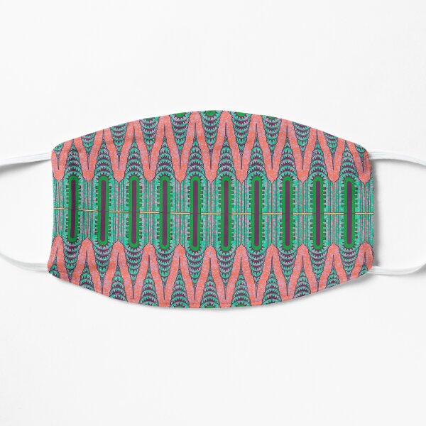 CHRYSLER BUILDING - Neon Pink & Green Flat Mask