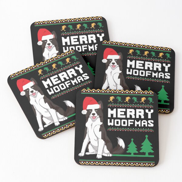 Item preview, Gift For Boarder Collie Lover Merry Woofmas Dog Christmas   designed and sold by Rzelemenz.