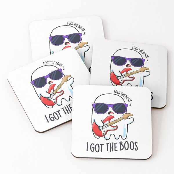 Item preview, I Got The Boos Halloween  Funny Music Ghost Puns  designed and sold by punnybone.