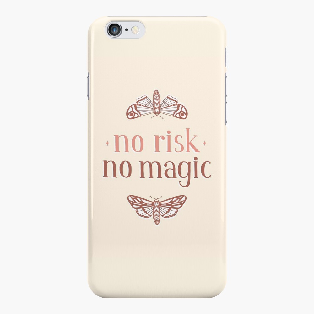 No Risk No Magic iPhone Case & Cover