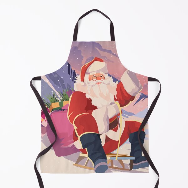 Item preview, Santa Clause snowy Xmas designed and sold by artsy prada.