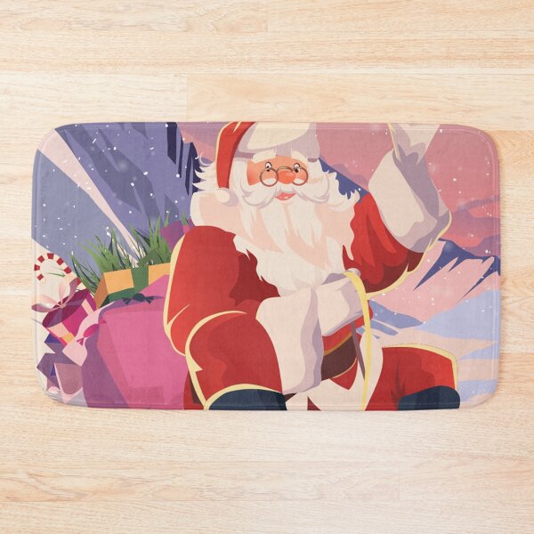 Item preview, Santa Clause snowy Xmas designed and sold by artsy prada.