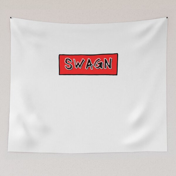 Item preview, SWAGN Swag Swaggin Swagging Red and Black  designed and sold by RKSDesigns.