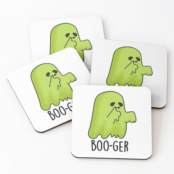Item preview, Boo-ger Halloween  Funny Booger Ghost Puns  designed and sold by punnybone.
