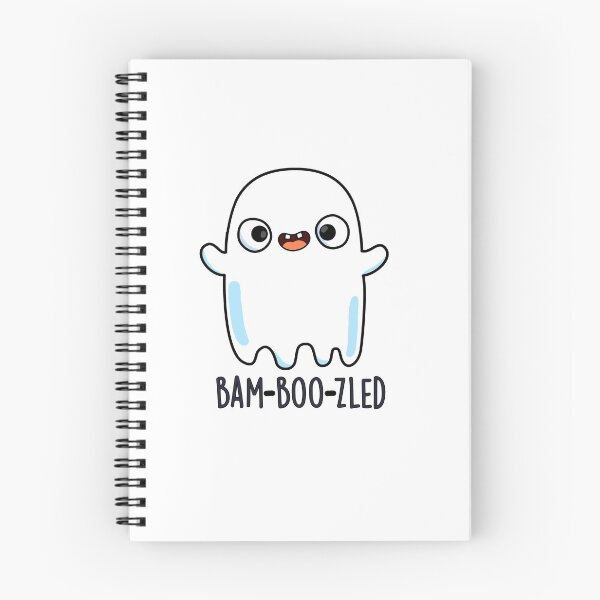 Item preview, Bam-boo-zled Halloween Funny Confused Ghost Puns  designed and sold by punnybone.