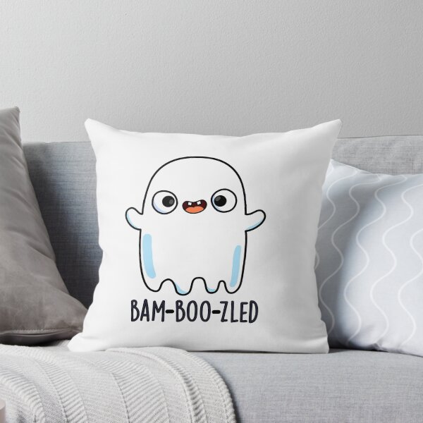 Item preview, Bam-boo-zled Halloween Funny Confused Ghost Puns  designed and sold by punnybone.