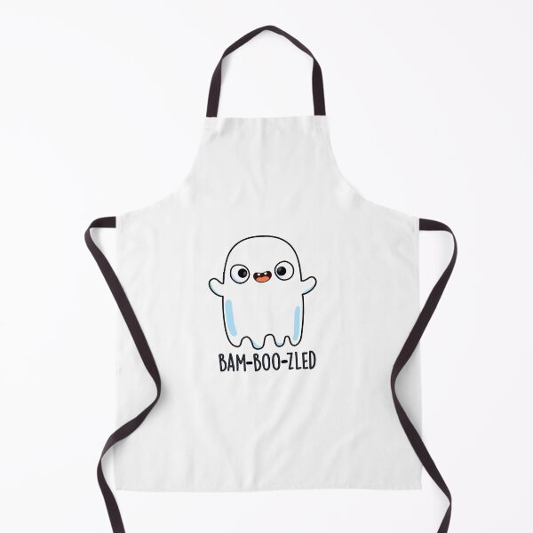 Item preview, Bam-boo-zled Halloween Funny Confused Ghost Puns designed and sold by punnybone.