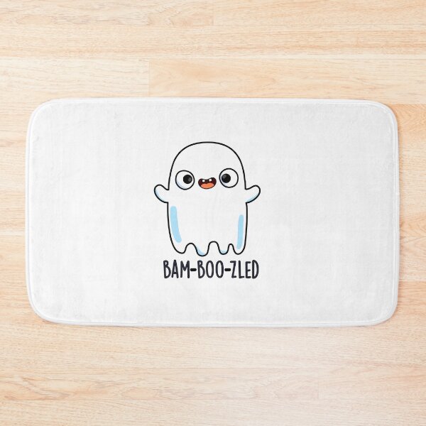 Item preview, Bam-boo-zled Halloween Funny Confused Ghost Puns  designed and sold by punnybone.