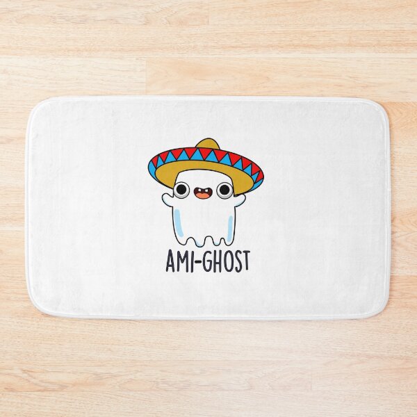 Item preview, Ami-gost Halloween Funny Mexican Amigo Ghost Puns  designed and sold by punnybone.