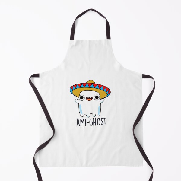 Item preview, Ami-gost Halloween Funny Mexican Amigo Ghost Puns designed and sold by punnybone.
