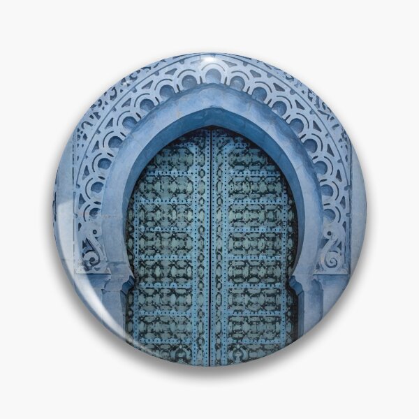 Item preview, Puerta azul riad marroquí designed and sold by mitzobs.