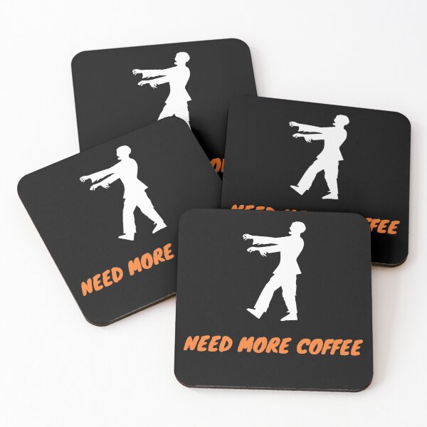 Item preview, Zombie need more coffee designed and sold by MeliCollective.