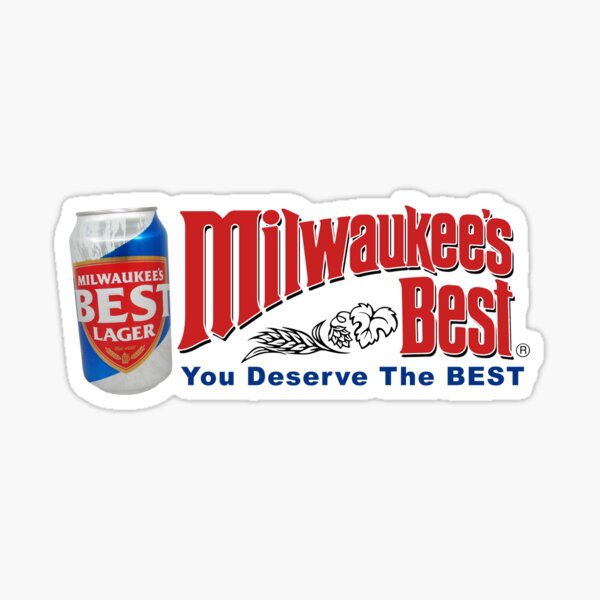 Item preview, Milwaukee's Best beer can design designed and sold by pineapplepink.