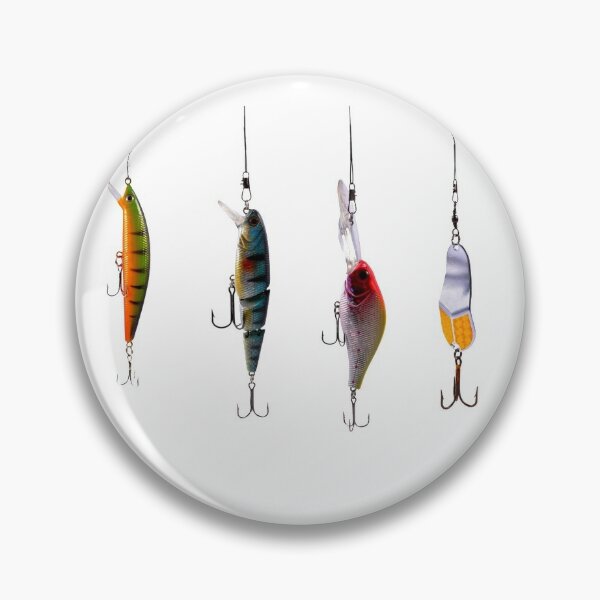 Fishing Lures  Pin for Sale by Mary Riley