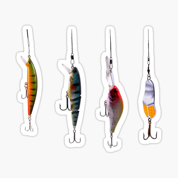 Crank Bait Stickers for Sale, Free US Shipping