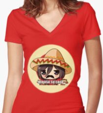 Mikasa Su Casa Women's Fitted V-Neck T-Shirt