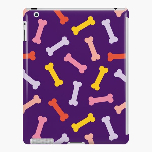 Candy Spooky Bones Pattern on Purple iPad Snap Case