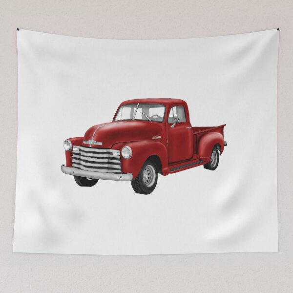 Item preview, Red truck designed and sold by Sarah-Lynn Brown.