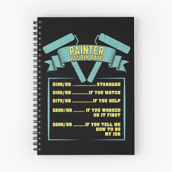 Item preview, Painter Hourly Rate Gift designed and sold by Marcid95.